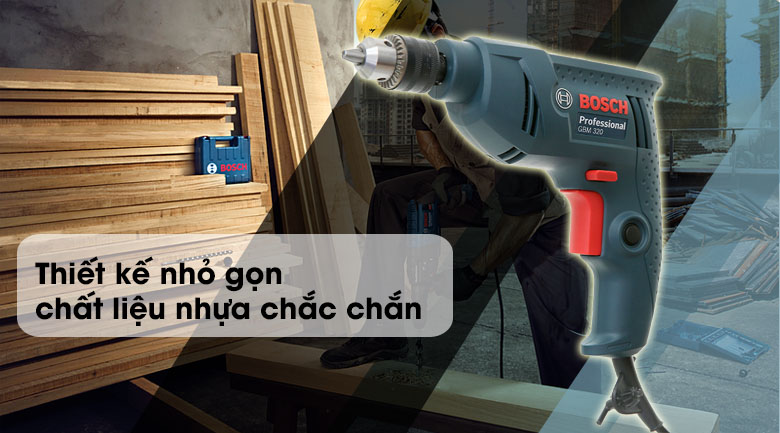 Máy khoan Bosch GBM 320 - thiết kế 