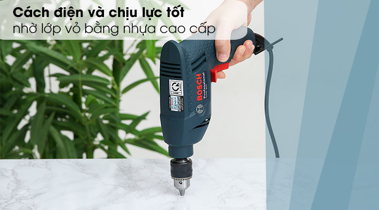 Máy khoan Bosch GBM 320 - cách điện an toàn