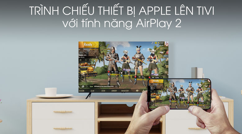 Airplay 2 - Smart Tivi Samsung 4K 55 inch UA55TU8100