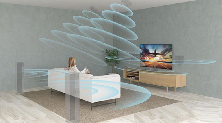 Âm thanh vòm lan tỏa - Android Tivi Sony 4K 50 inch KD-50X75A