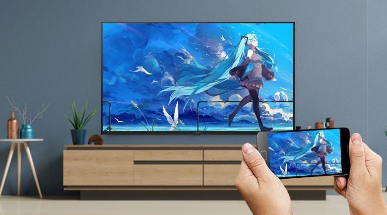 ChromeCast - Android Tivi Sony 4K 50 inch KD-50X75A