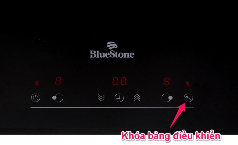Chức năng khóa bảng điều khiển, tự ngắt khi bếp nóng quá tải - Bếp điện từ đôi Bluestone ICB-6831
