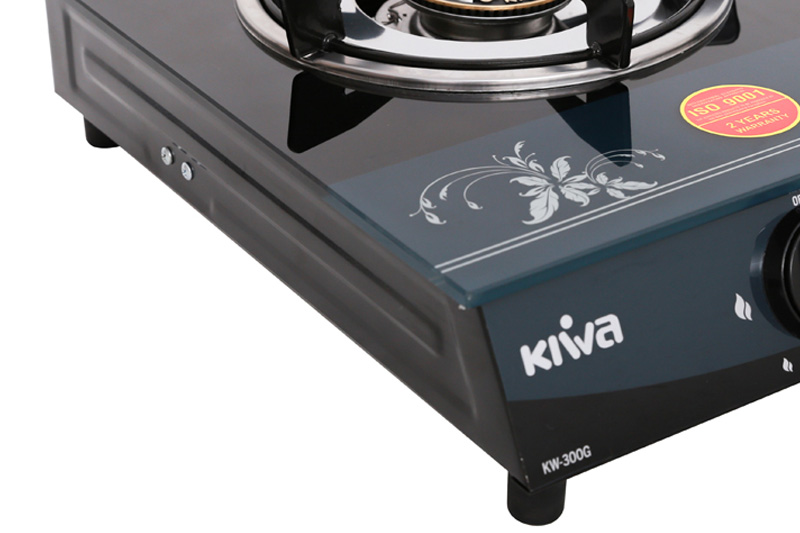 Mặt kính cường lực - Bếp gas đơn Kiwa KW-300G