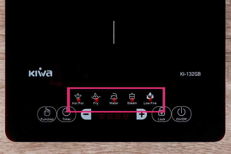 Bảng điều khiển - Bếp từ Kiwa KI-132GB