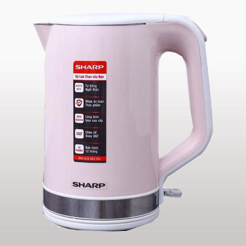 Bình siêu tốc Sharp 1.8 lít EKJ-18VP-PK