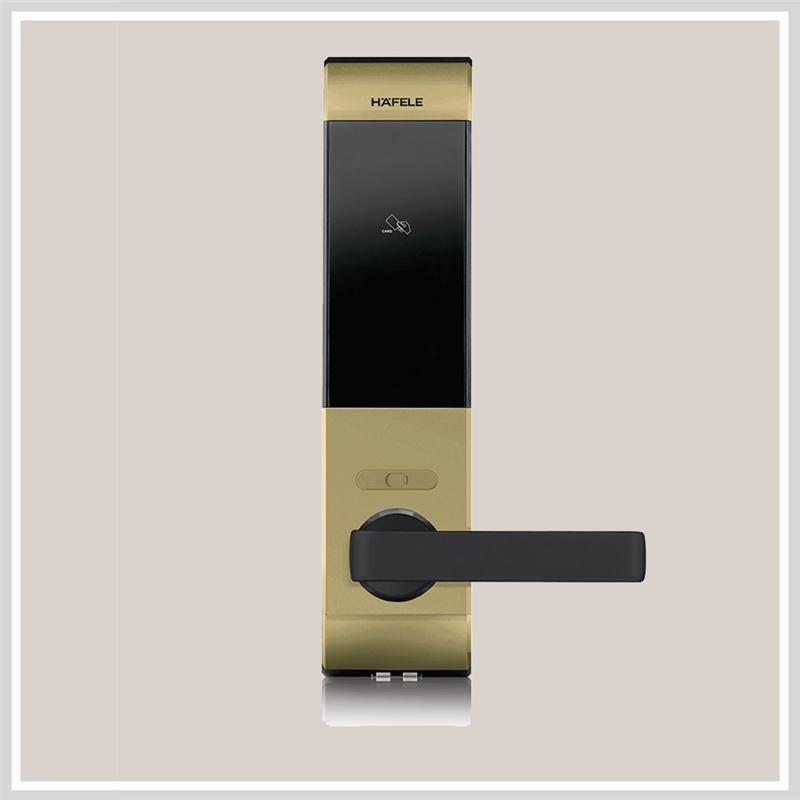 Khóa điện tử Hafele DL7900 màu vàng thân khóa lớn 912.05.650