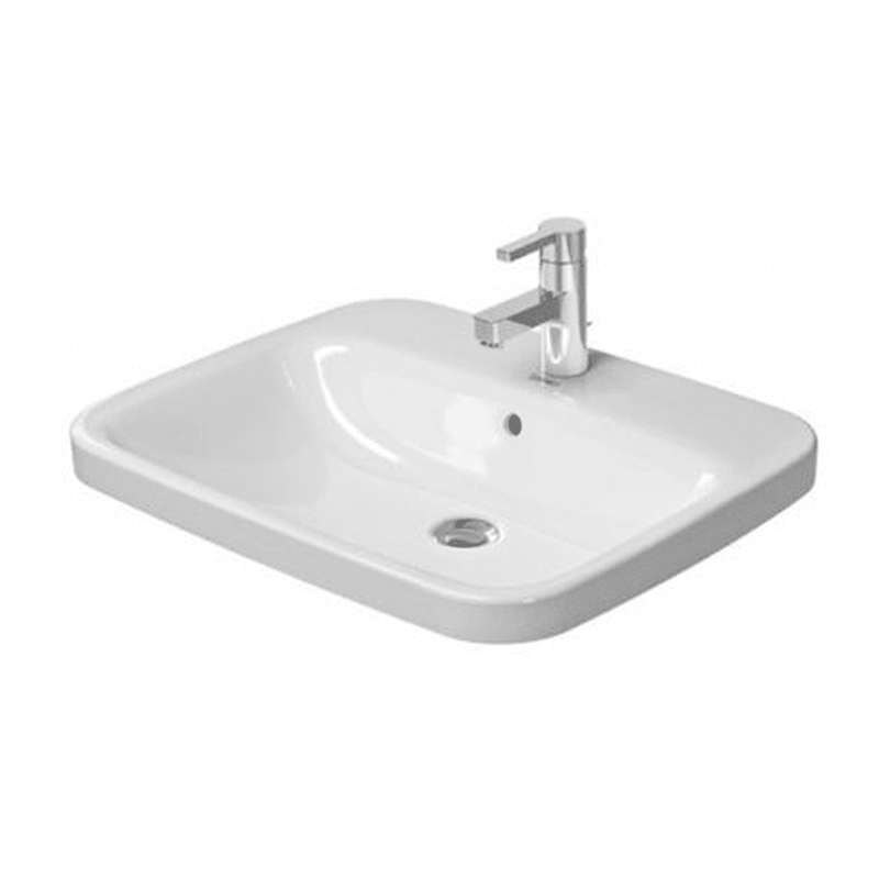 Lavabo vành nổi Durastyle - Có lỗ gắn vòi 588.45.206