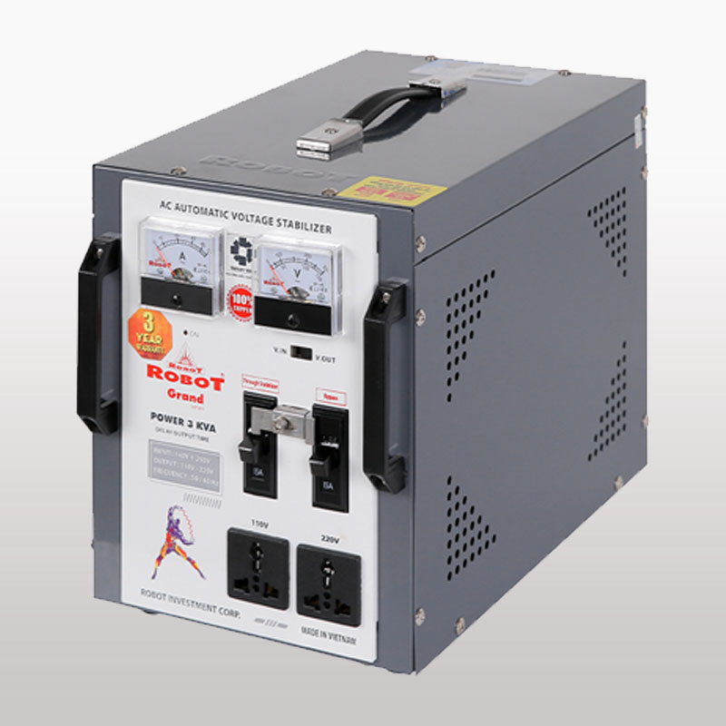 Ổn áp ROBOT 1 Pha 3KVA 140