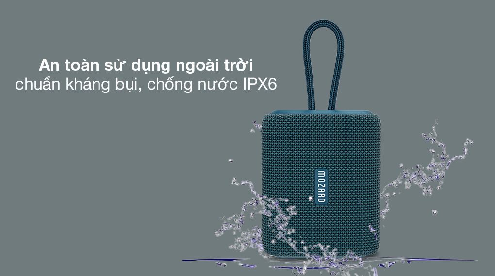 IPX6 - Loa Bluetooth Mozard S21