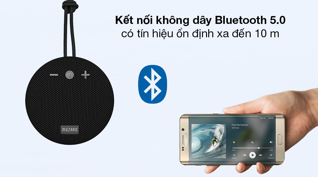 Loa Bluetooth Mozard X21 - Kết nối không dây nhanh chóng nhờ công nghệ Bluetooth 5.0 hiện đại