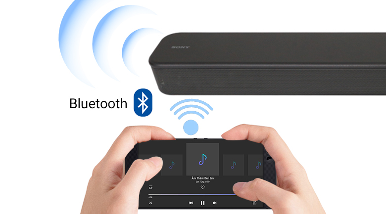 Kết nối Bluetooth trên Loa thanh Sony HT-S100F
