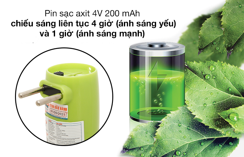 Pin - Đèn pin sạc Sunhouse SHE-4051