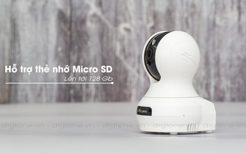 Hỗ trợ thẻ nhớ Micro SD - ebitcam E3