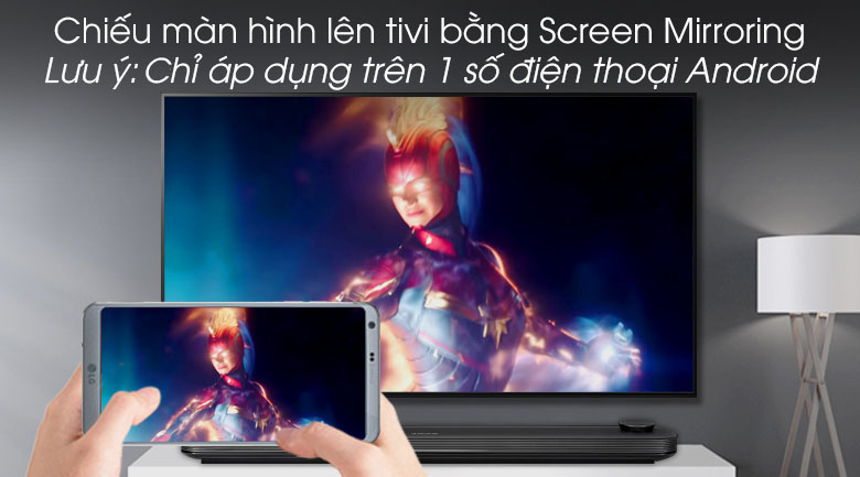 Smart Tivi OLED LG 4K 77 inch 77W9PTA - Screen Mirroring