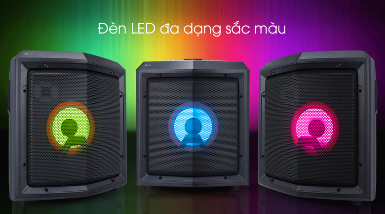 Loa kéo karaoke LG RL2 - Đèn LED