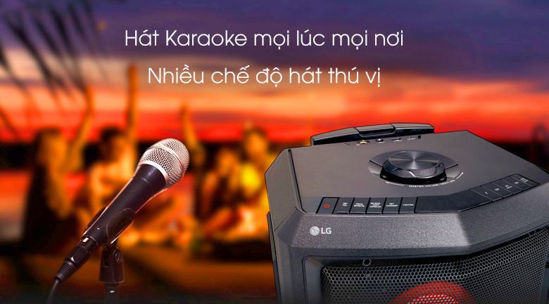 Loa kéo karaoke LG RL2 - Hát Karaoke
