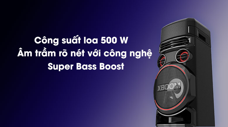 Loa Karaoke LG Xboom RN7 - Công nghệ Super Bass Boost