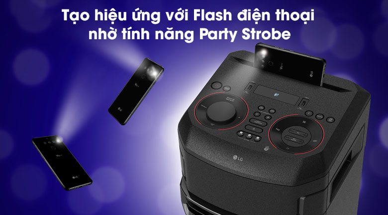 Loa Karaoke LG Xboom RN7 - Party Strobe