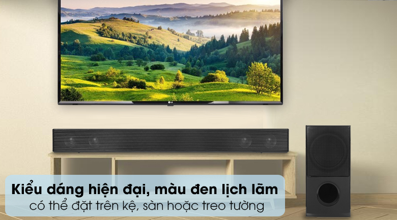 Loa thanh soundbar LG 4.1 SNH5 600W - Thiết kế
