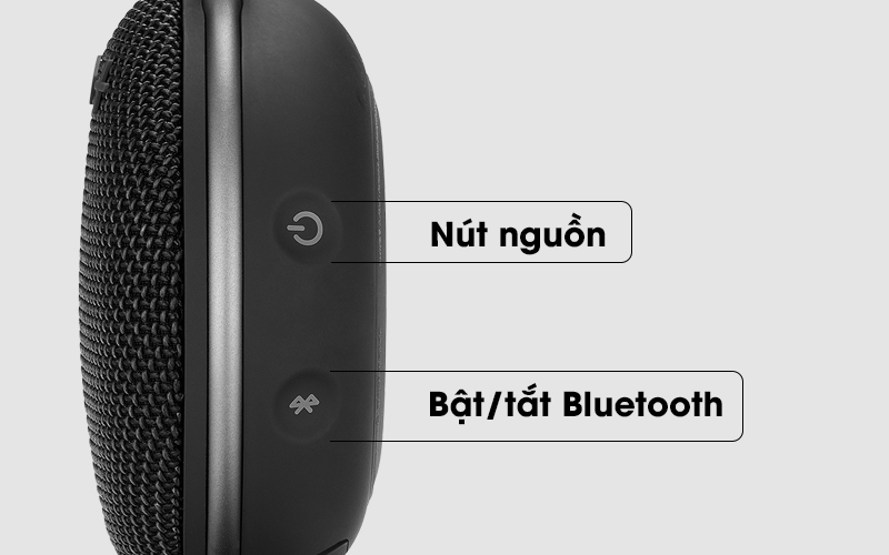 Các nút trên loa - Loa Bluetooth JBL Clip 3