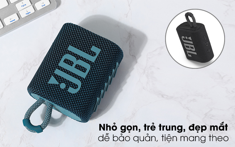Loa Bluetooth JBL Go 3 - Thiết kế nhỏ gọn, cá tính