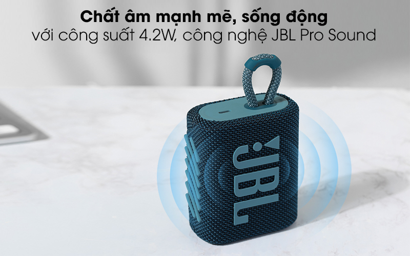 Loa Bluetooth JBL Go 3 - Chất âm tốt