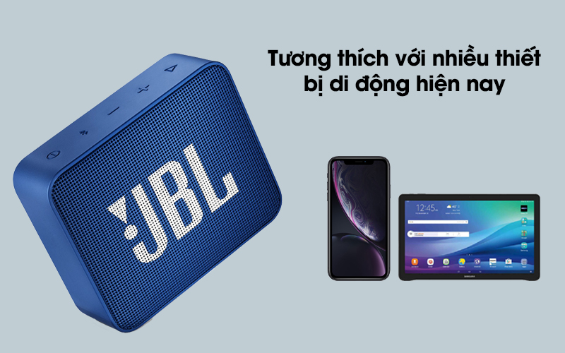 Loa Bluetooth JBL GO2BLK tương thích với nhiều thiết bị