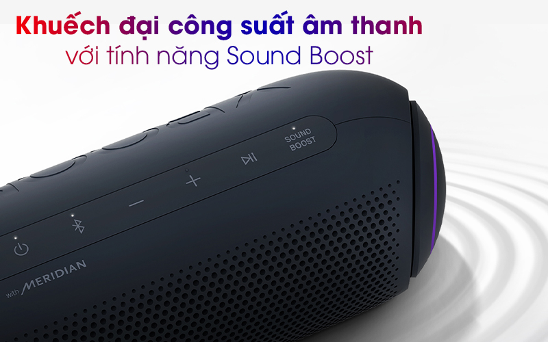 Loa Bluetooth LG Xboom Go PL5 Xanh Đen - Sound Boost