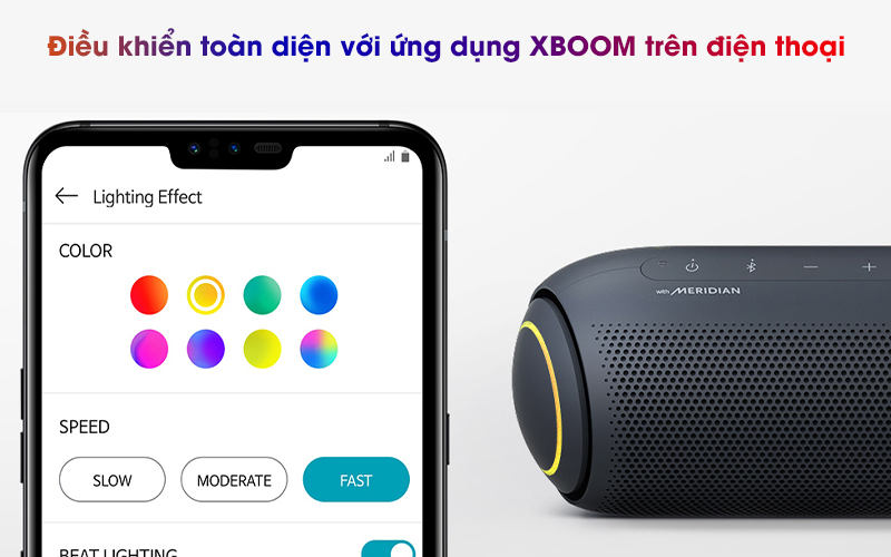 Loa Bluetooth LG Xboom Go PL5 - Ứng dụng Xboom