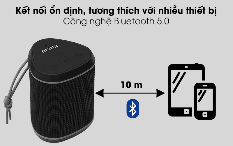 Loa Bluetooth Mozard Y550 Plus Đen - Bluetooth