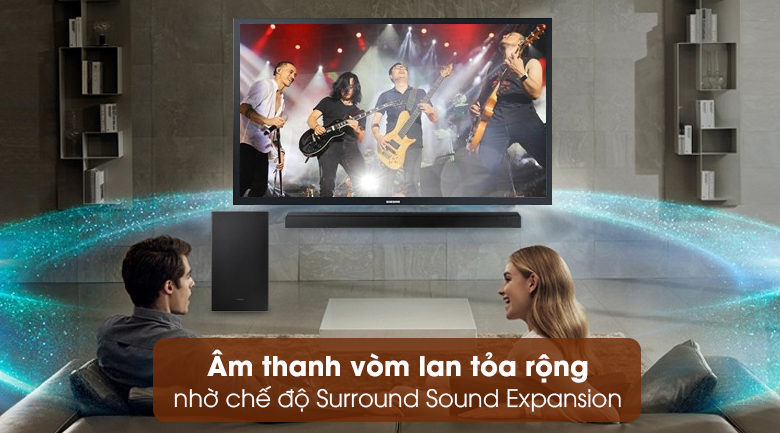 Loa thanh Samsung HW-A550 - Âm thanh đa chiều lan tỏa rộng với công nghệ Surround Sound Expansion