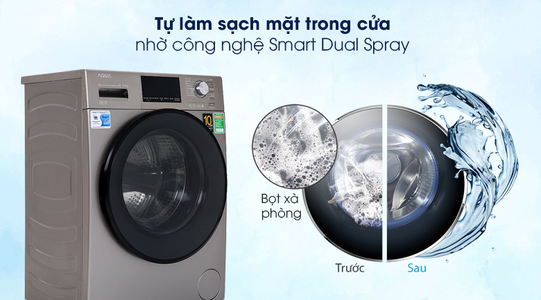 Smart Dual Spray - Đầu phun nước đôi giúp vệ sinh lồng giặt