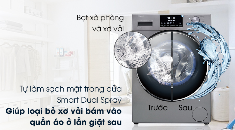 Smart Dual Spray - Đầu phun vệ sinh bên trong lồng giặt