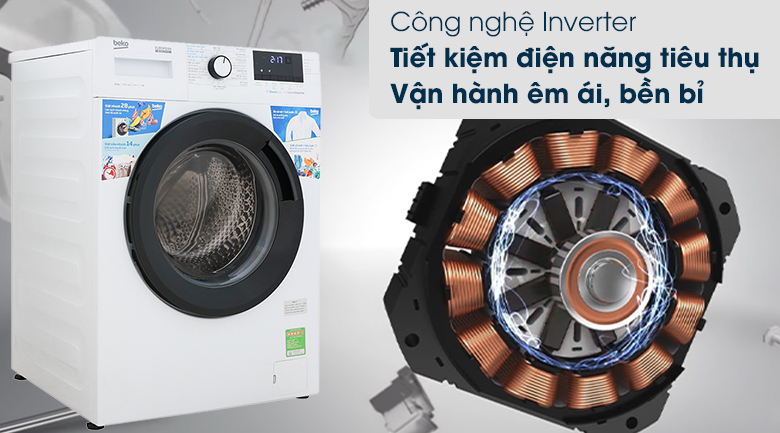 Máy giặt Beko WCV10612XB0ST - Công nghệ Inverter