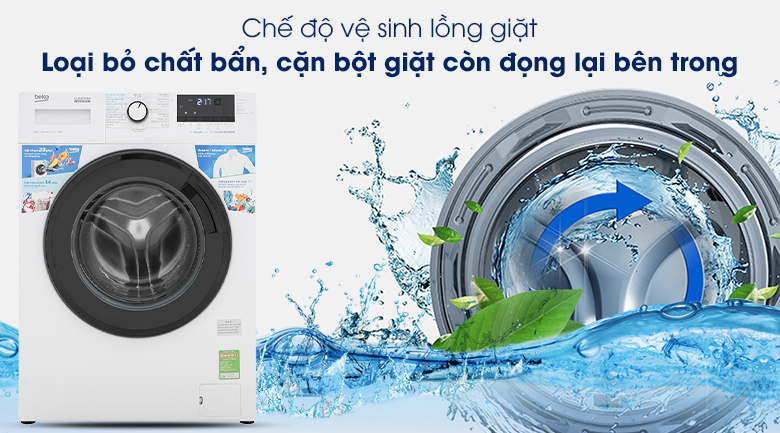 Máy giặt Beko WCV10612XB0ST - Chế độ vệ sinh lồng giặt