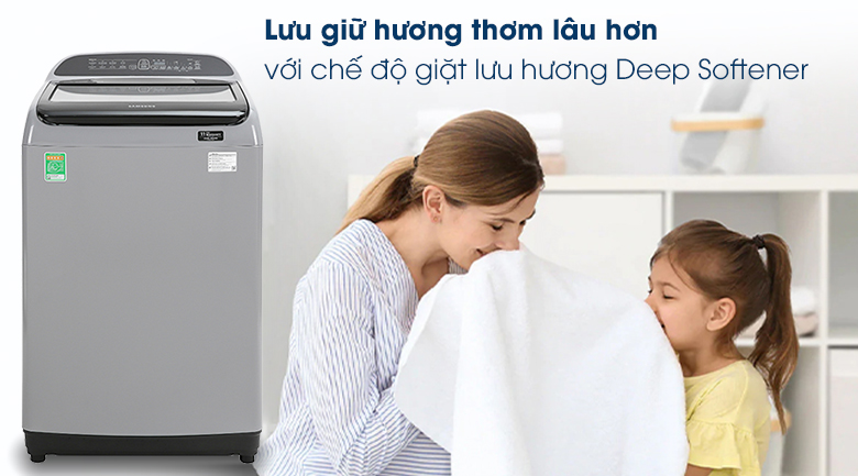 Máy giặt Samsung Inverter 9 kg WA90T5260BY/SV - Giặt lưu hương