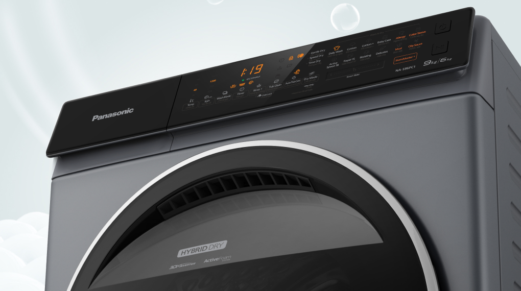 Hiện đại, tiện dụng - Máy giặt sấy Panasonic Inverter 9 kg kg NA-S96FC1LVT