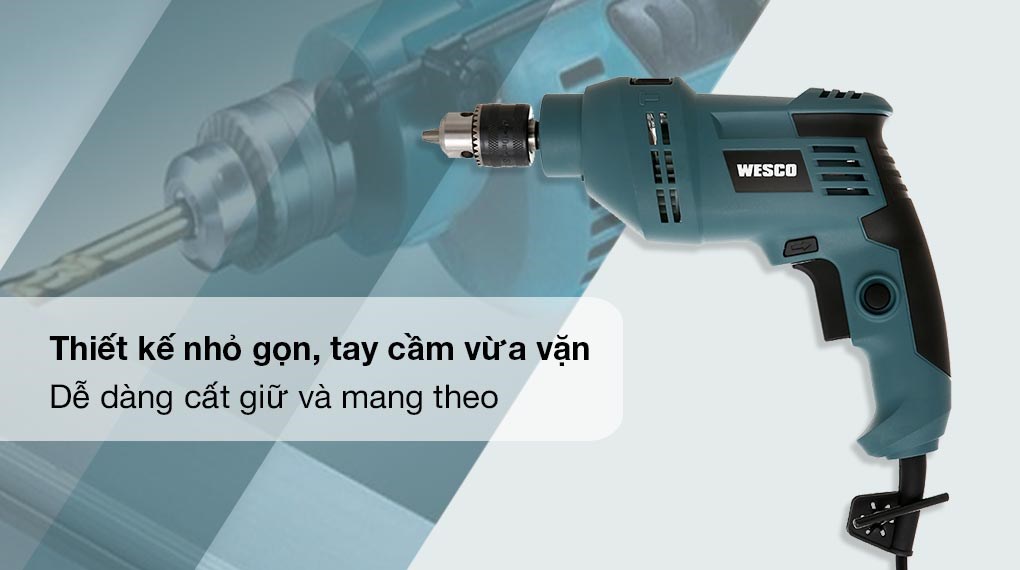Máy khoan động lực điện Wesco WS3173 550W - Thiết kế