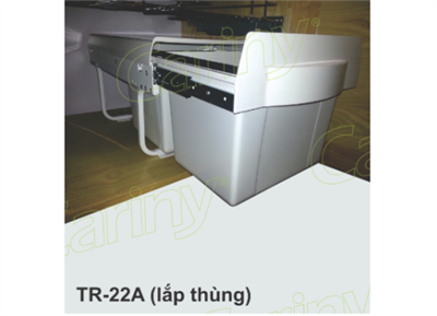 Thùng rác nhựa màu trắng Cariny VARIO TR-22A