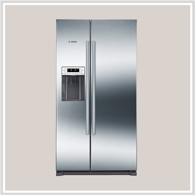 Tủ lạnh Bosch HMH.KAI90VI20G  | Tủ lạnh Side by side 523L, lấy đá ngoài, khay nước bên trong, mặt inox, Series 6