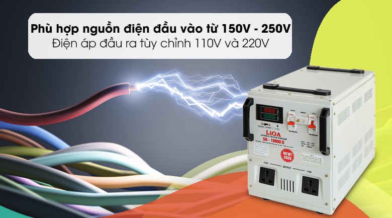 Ổn áp LiOA 1 pha 10kVA LiOA SH-10000II - Nguồn điện