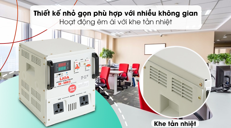 Ổn áp LiOA 1 pha 5kVA SH-5000II - Thiết kế