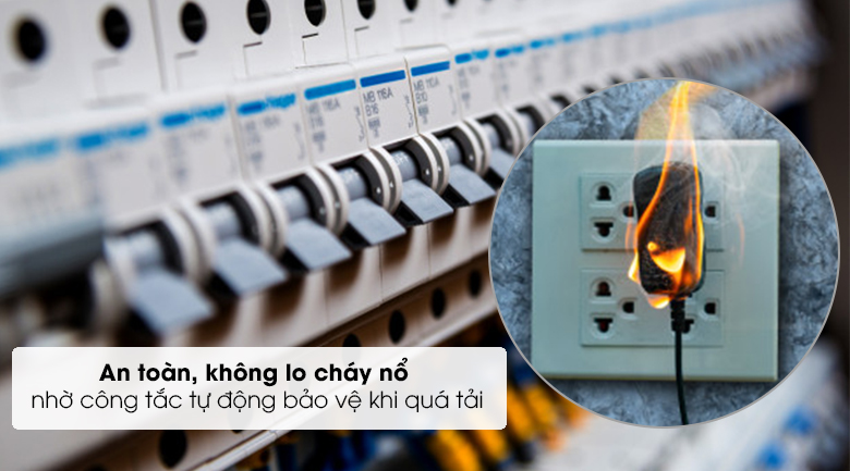 Ổn áp LiOA 1 pha 5kVA SH-5000II - Công tắc tự động