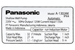 Máy bơm nước tăng áp Panasonic A-130JAK 125W