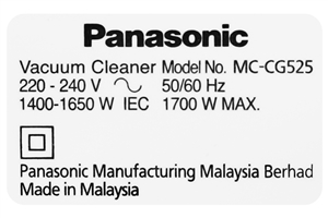 Máy hút bụi Panasonic MC-CG525RN49
