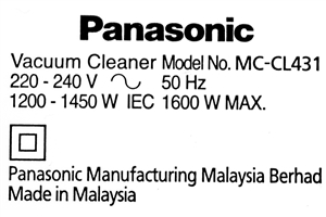 Máy hút bụi Panasonic MC-CL431AN46