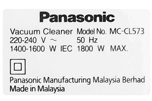 Máy hút bụi Panasonic MC-CL573AN49 1800W