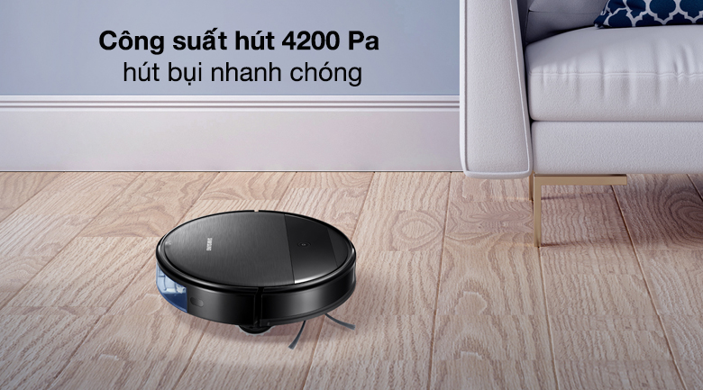 Robot hút bụi Samsung VR05R5050WK/SV - Công suất hút 4200 Pa cho lực hút mạnh, vệ sinh nhà cửa nhanh chóng