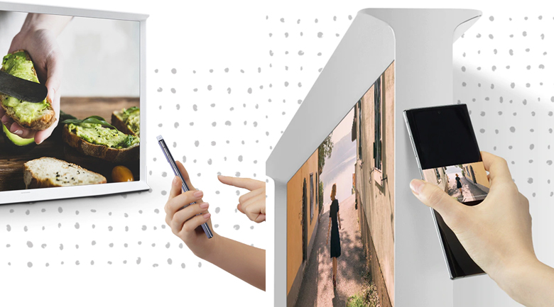 Smart Tivi Kiểu Chữ Có Chân The Serif QLED Samsung 4K 65 inch QA65LS01T - Nâng tầm trải nghiệm tivi với tính năng Tap View