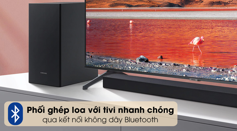 Loa thanh SAMSUNG HW-T450 - Kết nối không dây qua Bluetooth